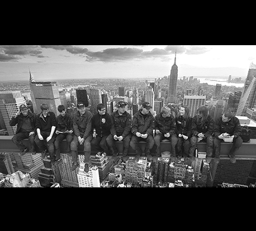 "Wall Smide i New York."